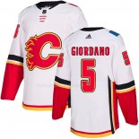 Maglia Hockey Calgary Flames Mark Giordano Road Autentico Bianco