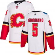 Maglia Hockey Calgary Flames Mark Giordano Road Autentico Bianco