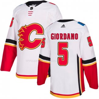 Maglia Hockey Calgary Flames Mark Giordano Road Autentico Bianco