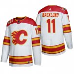 Maglia Hockey Calgary Flames Mikael Backlund 2019 Heritage Classic Autentico Bianco
