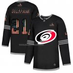 Maglia Hockey Carolina Hurricanes Lee Stempniak 2020 USA Flag Nero