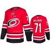Maglia Hockey Carolina Hurricanes Lucas Wallmark Home Rosso