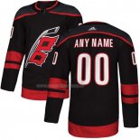 Maglia Hockey Carolina Hurricanes Personalizzate Autentico Alternato Nero