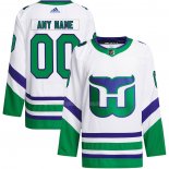 Maglia Hockey Carolina Hurricanes Primegreen Autentico Personalizzate Bianco
