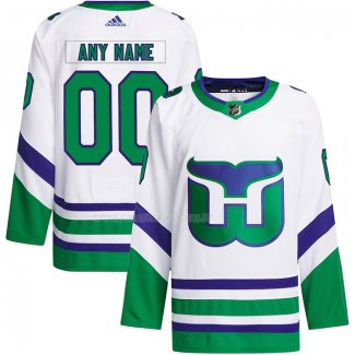 Maglia Hockey Carolina Hurricanes Primegreen Autentico Personalizzate Bianco