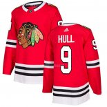 Maglia Hockey Chicago Blackhawks Bobby Hull Home Autentico Rosso