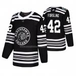 Maglia Hockey Chicago Blackhawks Gustav Forsling 2019 Winter Classic Nero