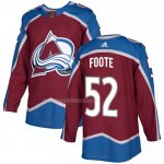 Maglia Hockey Colorado Avalanche Adam Foote Home Autentico Rosso