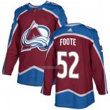 Maglia Hockey Colorado Avalanche Adam Foote Home Autentico Rosso