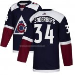 Maglia Hockey Colorado Avalanche Carl Soderberg Alternato Autentico Blu