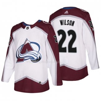 Maglia Hockey Colorado Avalanche Colin Wilson 2018 Bianco