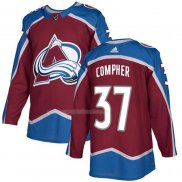 Maglia Hockey Colorado Avalanche J. T. Compher Home Autentico Rosso