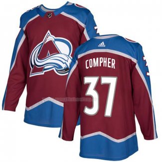 Maglia Hockey Colorado Avalanche J. T. Compher Home Autentico Rosso