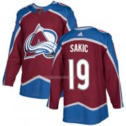 Maglia Hockey Colorado Avalanche Joe Sakic Home Autentico Stitched Rosso
