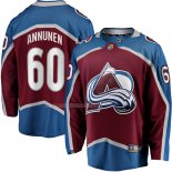Maglia Hockey Colorado Avalanche Justus Annunen Home Premier Breakaway Rosso