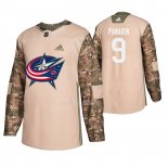 Maglia Hockey Columbus Blue Jackets Artemi Panarin Veterans Day Camuffamento