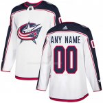 Maglia Hockey Columbus Blue Jackets Personalizzate Road Autentico Bianco