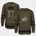 Maglia Hockey Dallas Stars Devin Shore 2018 Salute To Service Verde Militare
