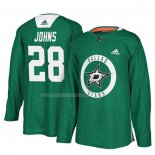 Maglia Hockey Dallas Stars Stephen Johns New Season Practice Verde