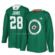 Maglia Hockey Dallas Stars Stephen Johns New Season Practice Verde