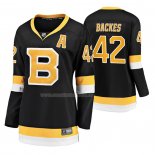 Maglia Hockey Donna Boston Bruins David Backes Alternato Premier Nero