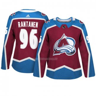 Maglia Hockey Donna Colorado Avalanche Mikko Rantanen Autentico Giocatore Maroon