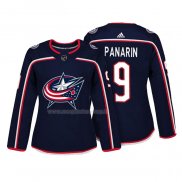 Maglia Hockey Donna Columbus Blue Jackets Artemi Panarin Autentico Giocatore Blu