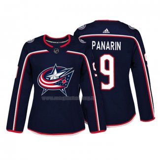 Maglia Hockey Donna Columbus Blue Jackets Artemi Panarin Autentico Giocatore Blu