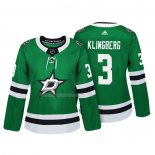 Maglia Hockey Donna Dallas Stars John Klingberg Autentico Giocatore Verde