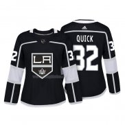 Maglia Hockey Donna Los Angeles Kings Jonathan Quick Autentico Giocatore Nero