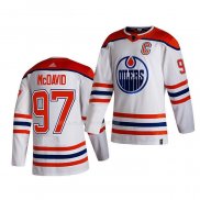 Maglia Hockey Edmonton Oilers Mcdavid Bianco