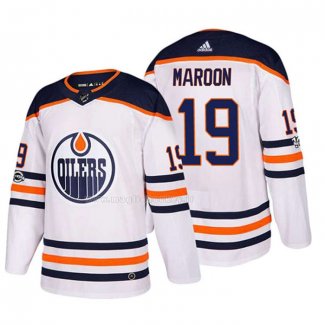 Maglia Hockey Edmonton Oilers Patrick Maroon 2018 Bianco