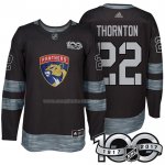 Maglia Hockey Florida Panthers Shawn Thornton 1917-2017 100th Anniversario Nero