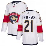 Maglia Hockey Florida Panthers Trocheck Road Autentico Bianco
