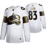Maglia Hockey Golden Edition Colorado Avalanche Matt Nieto Limited Bianco