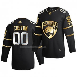 Maglia Hockey Golden Edition Florida Panthers Personalizzate Limited Autentico 2020-21 Nero