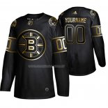 Maglia Hockey Golden Edition Golden Edition Boston Bruins Personalizzate Autentico Nero
