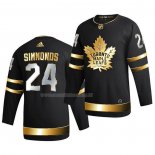 Maglia Hockey Golden Edition Toronto Maple Leafs Wayne Simmonds Limited Autentico 2020-21 Nero