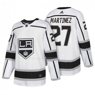 Maglia Hockey Los Angeles Kings Alec Martinez Autentico Away 2018 Bianco
