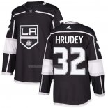 Maglia Hockey Los Angeles Kings Kelly Hrudey Home Autentico Nero