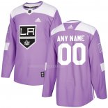 Maglia Hockey Los Angeles Kings Personalizzate Viola