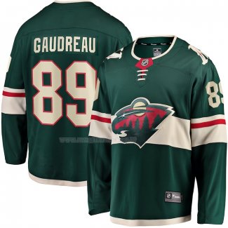 Maglia Hockey Minnesota Wild Frederick Gaudreau Home Breakaway Verde
