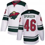 Maglia Hockey Minnesota Wild Jared Spurgeon Road Autentico Bianco