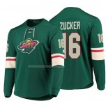 Maglia Hockey Minnesota Wild Jason Zucker Platinum Verde