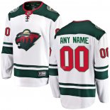Maglia Hockey Minnesota Wild Personalizzate Away Bianco