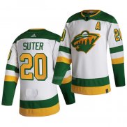Maglia Hockey Minnesota Wild Ryan Suter Bianco