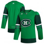 Maglia Hockey Montreal Canadiens 2023 St. Patrick's Day Autentico Verde
