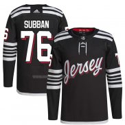 Maglia Hockey New Jersey Devils P.k. Subban Alternato Autentico 2021-22 Nero