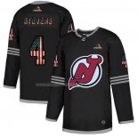 Maglia Hockey New Jersey Devils Stevens 2020 USA Flag Nero