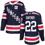 Maglia Hockey New York Rangers Mike Gartner 2018 Winter Classic Blu